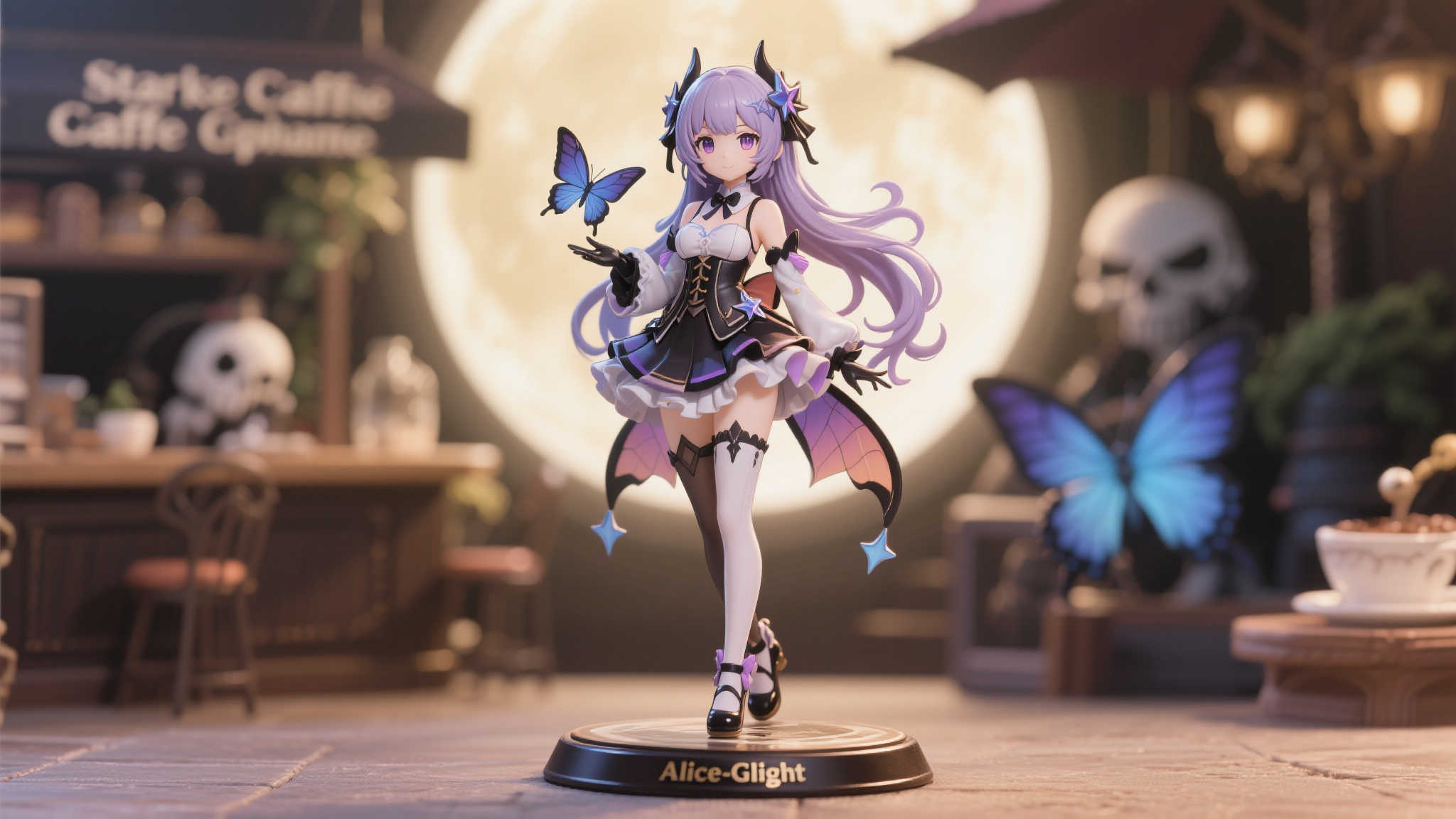 《星光咖啡馆与死神之蝶》明月栞那模型闪耀登场，Alice Glint倾情推出